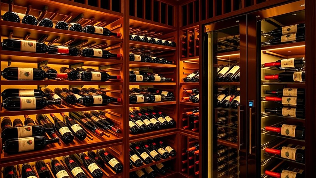 proper wine storage organization