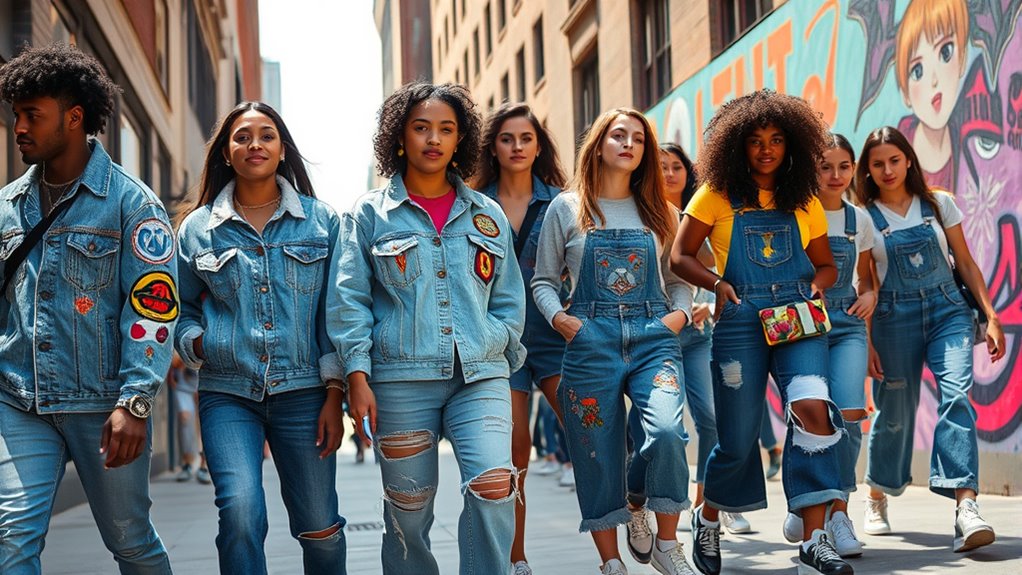 retro denim fashion revival