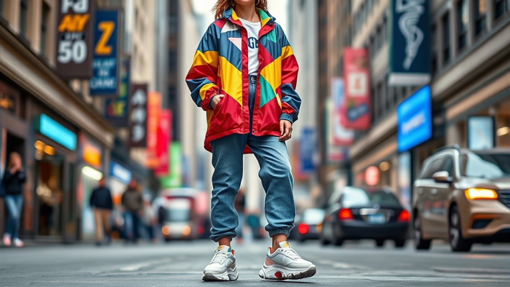 retro inspired bold footwear