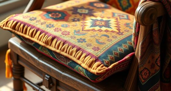 revamp chairs with boho fabrics