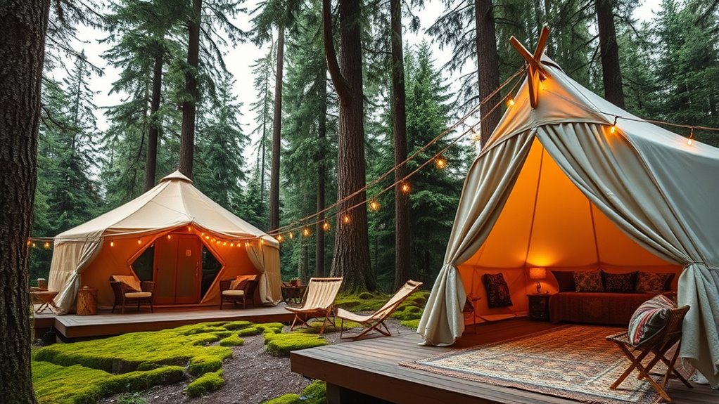 rustic luxury in nature