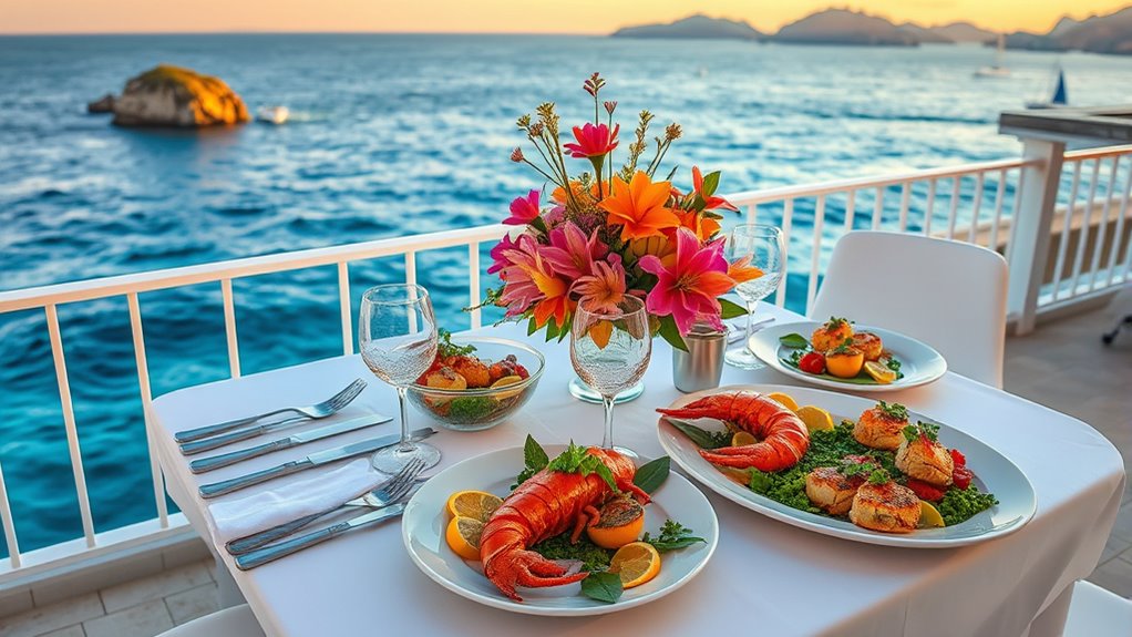 scenic coastal dining experiences