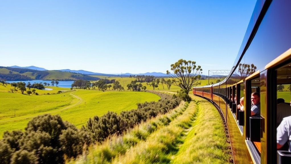 scenic train journeys australia