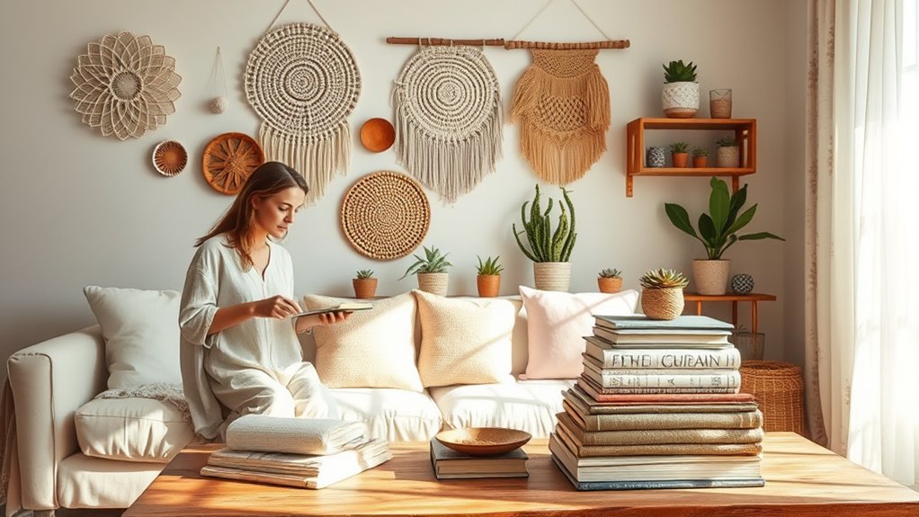 seasonal decor and decluttering