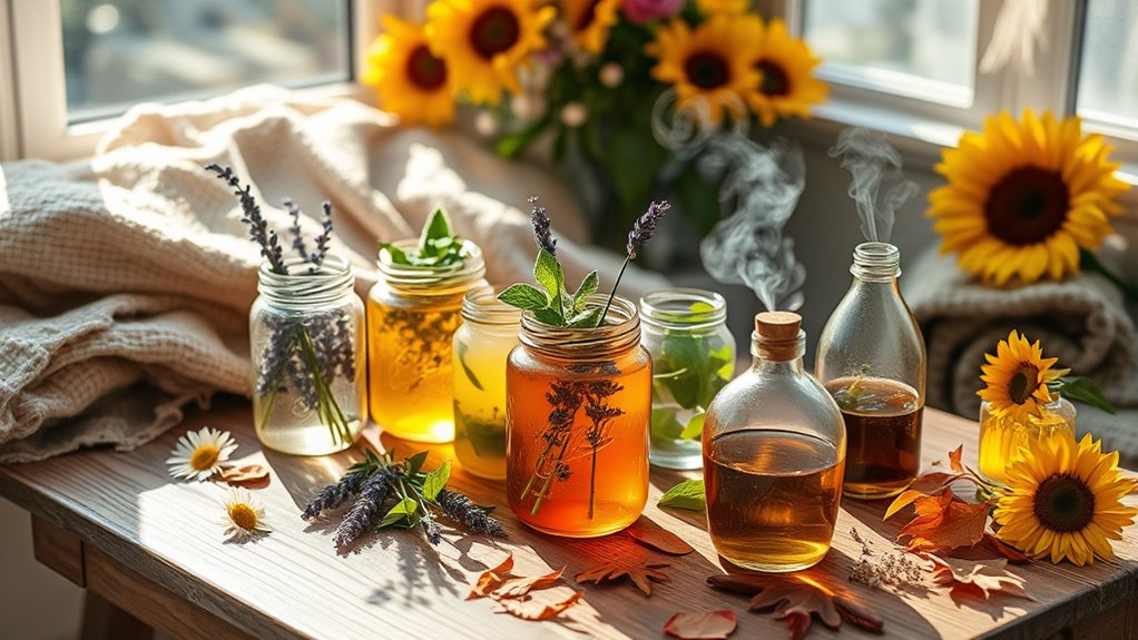 seasonal herbal aromatherapy balance