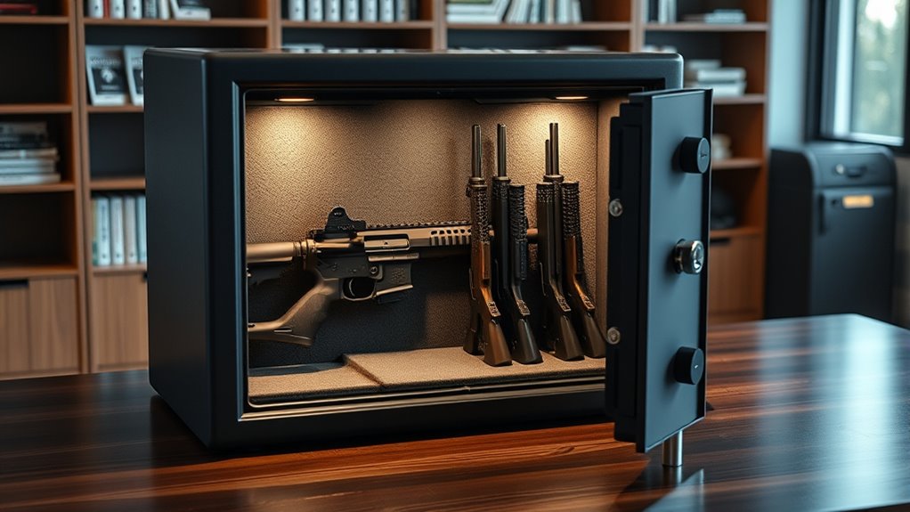 secure accessible firearm storage
