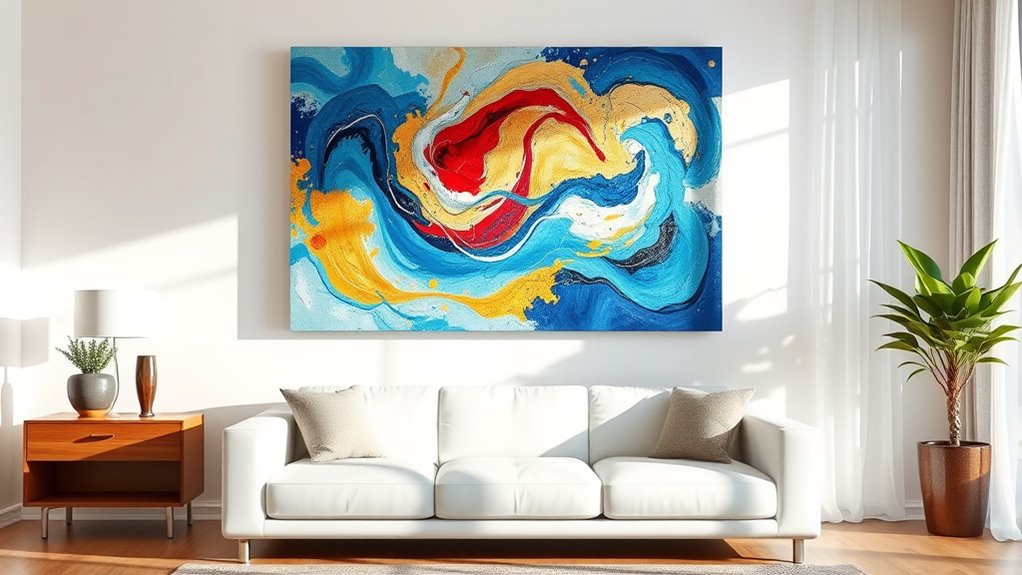 selecting and arranging art