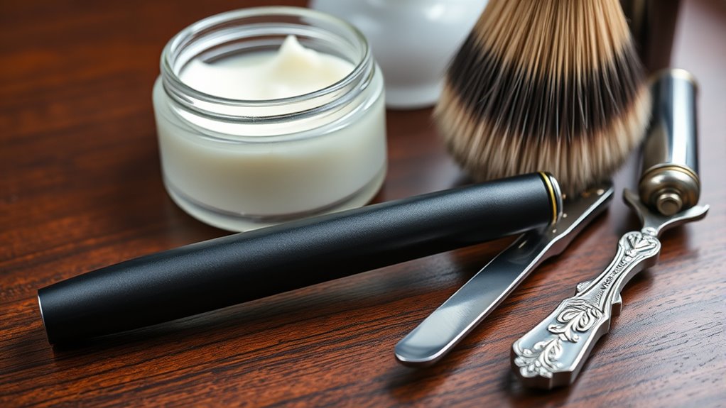 shave gently with care