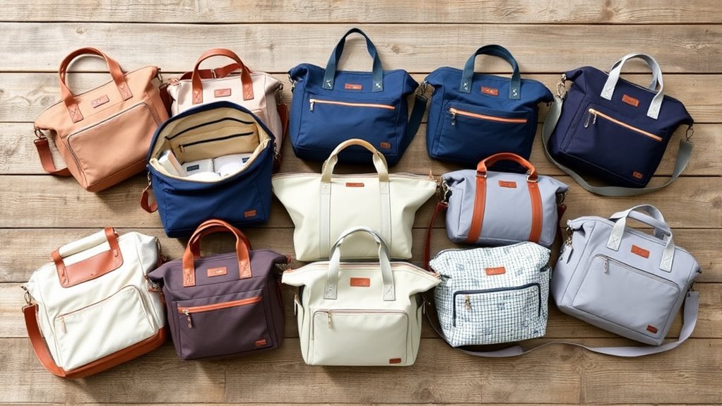 stylish practical modern diaper bags