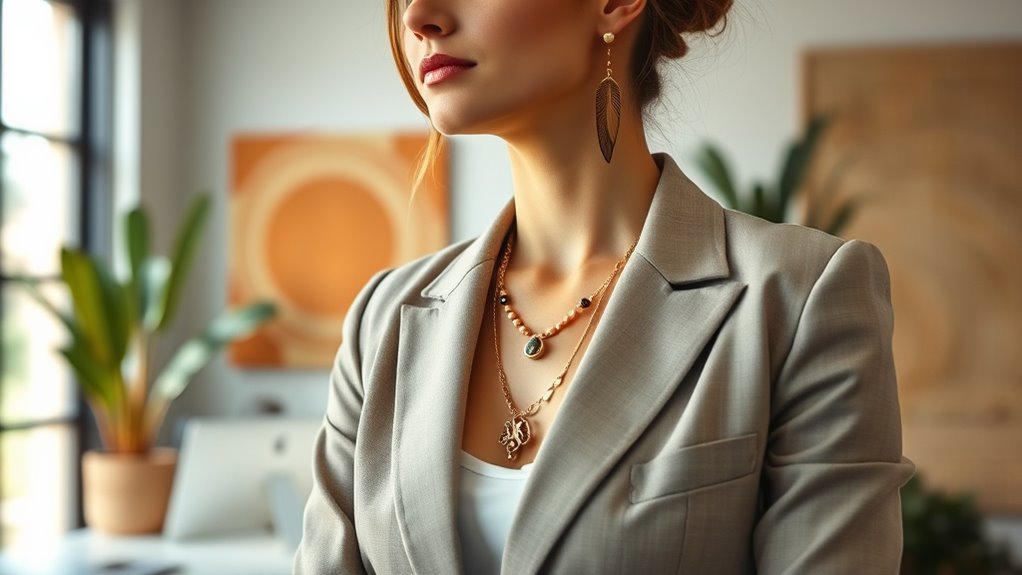 subtle boho office accessories