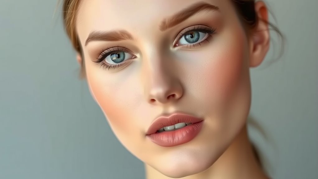 subtle monochrome makeup trends
