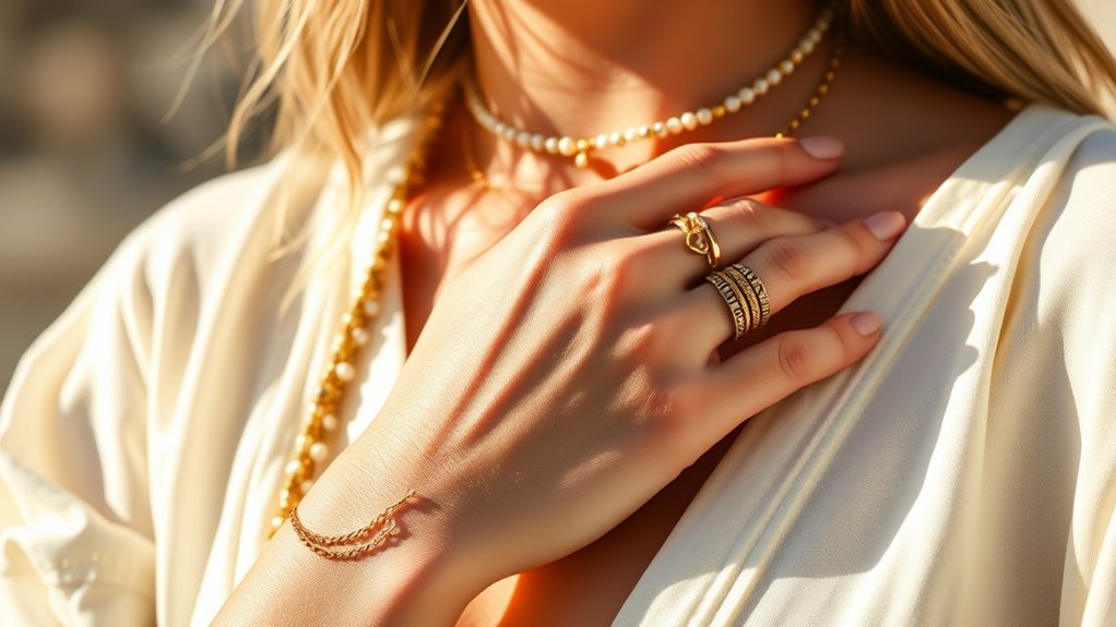 textured mixed metal jewelry