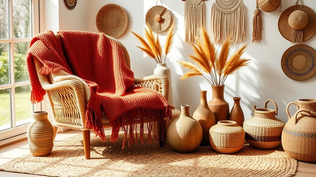 textures earth tones decor