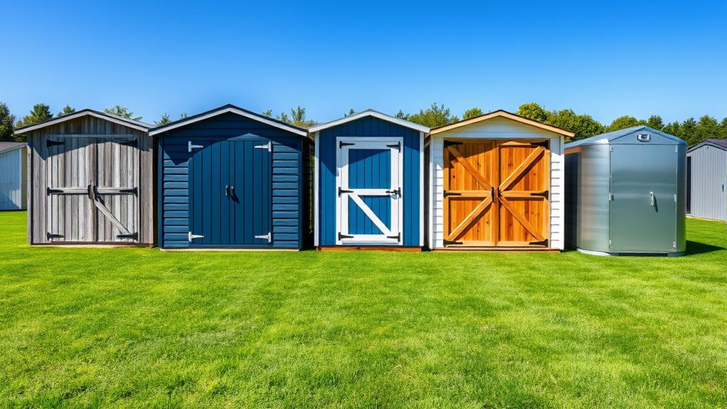 top durable stylish storage sheds
