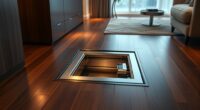 top hidden floor safes