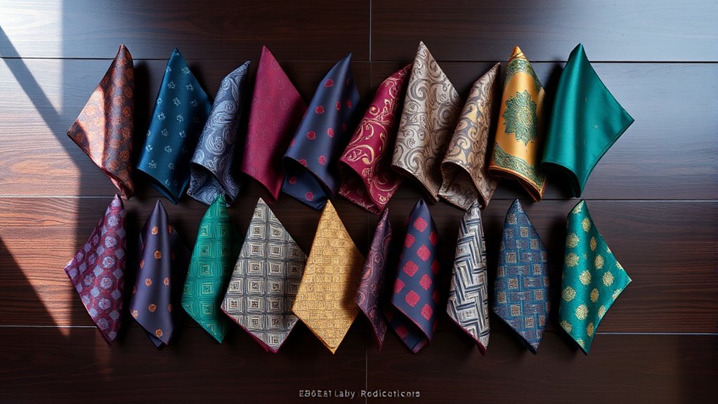 top stylish pocket square selections