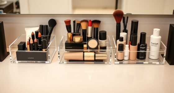 top vanity cosmetic organizers