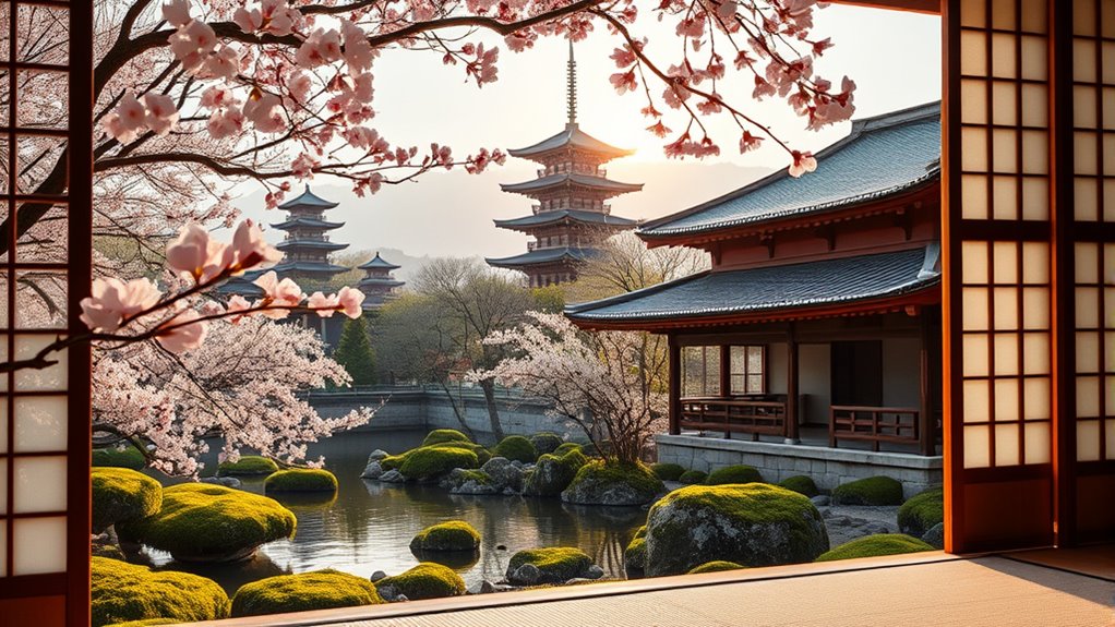 traditional arts and spiritual serenity