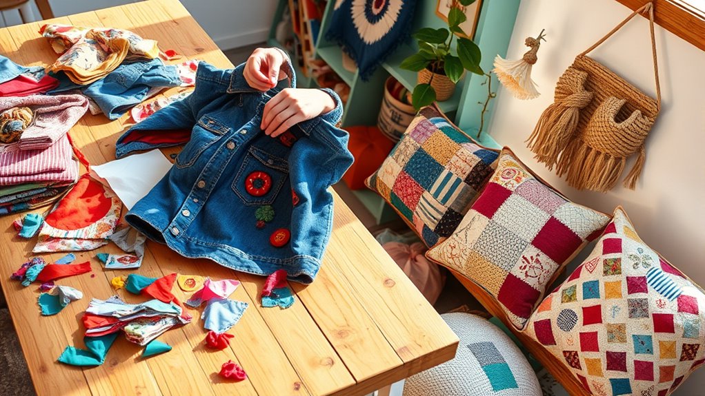 transform old clothes creatively