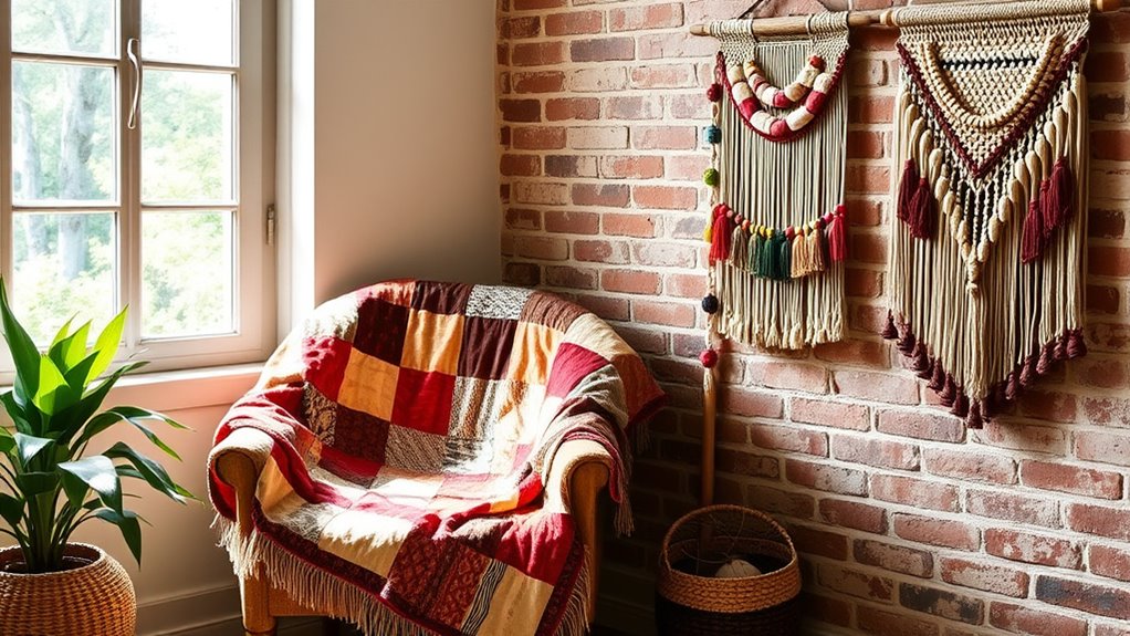 upcycled vintage textile creations