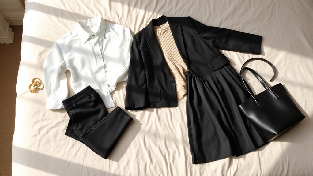 versatile layered coordinated outfits