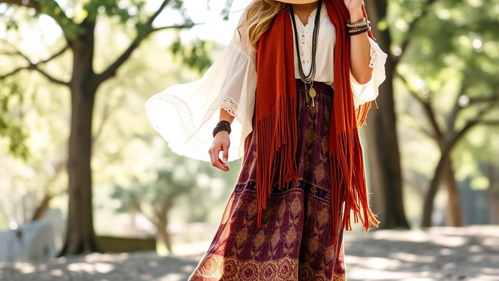 versatile year round boho wardrobe