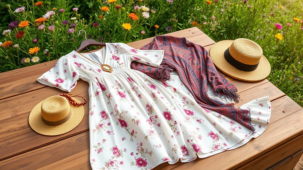 vibrant boho pattern style