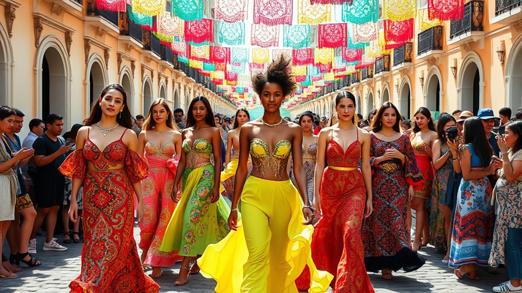 vibrant cultural fashion fusion