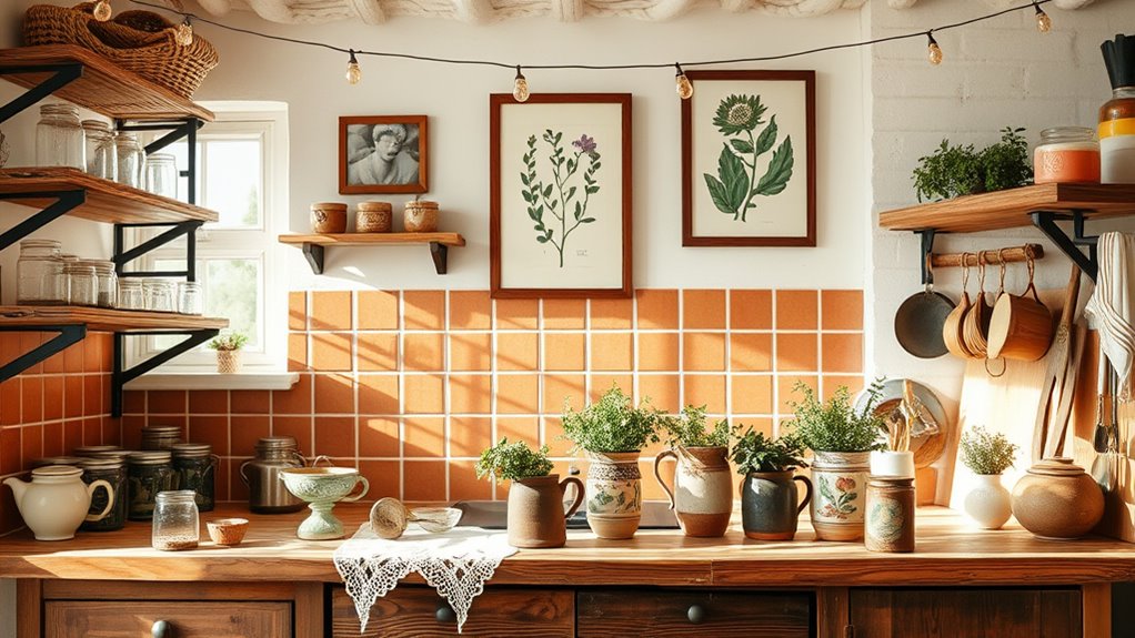 vintage handmade kitchen decor