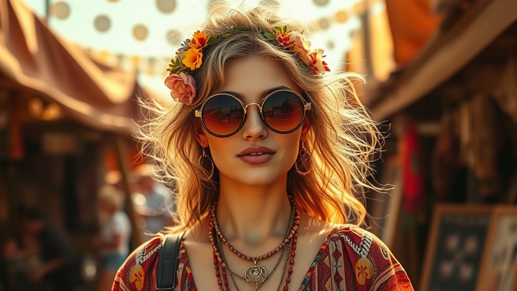 vintage inspired boho sunglasses