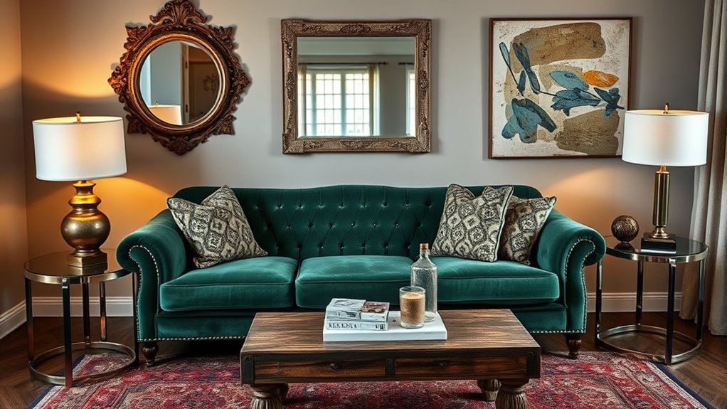 vintage meets modern decor