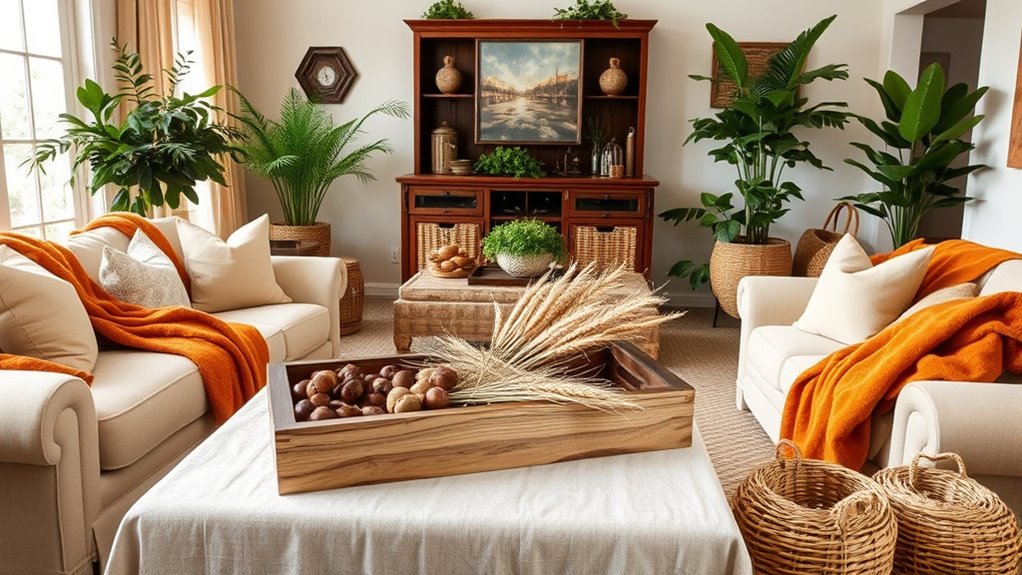 warm natural seasonal decor