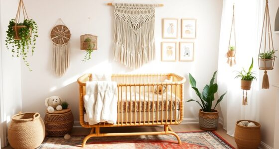 whimsical boho nursery decor