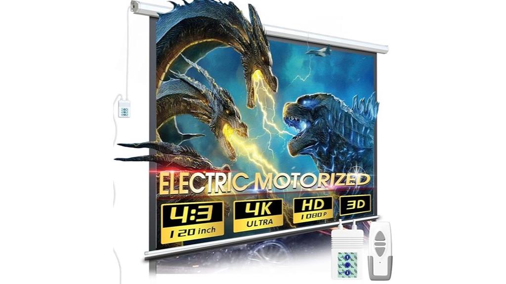 120 inch electric screen