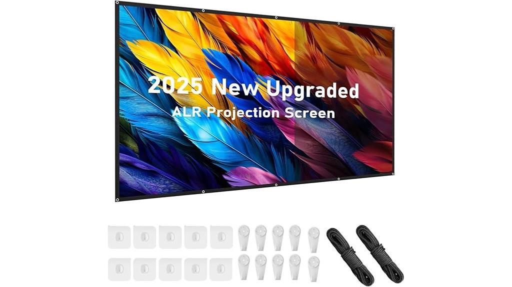120 inch foldable projector screen