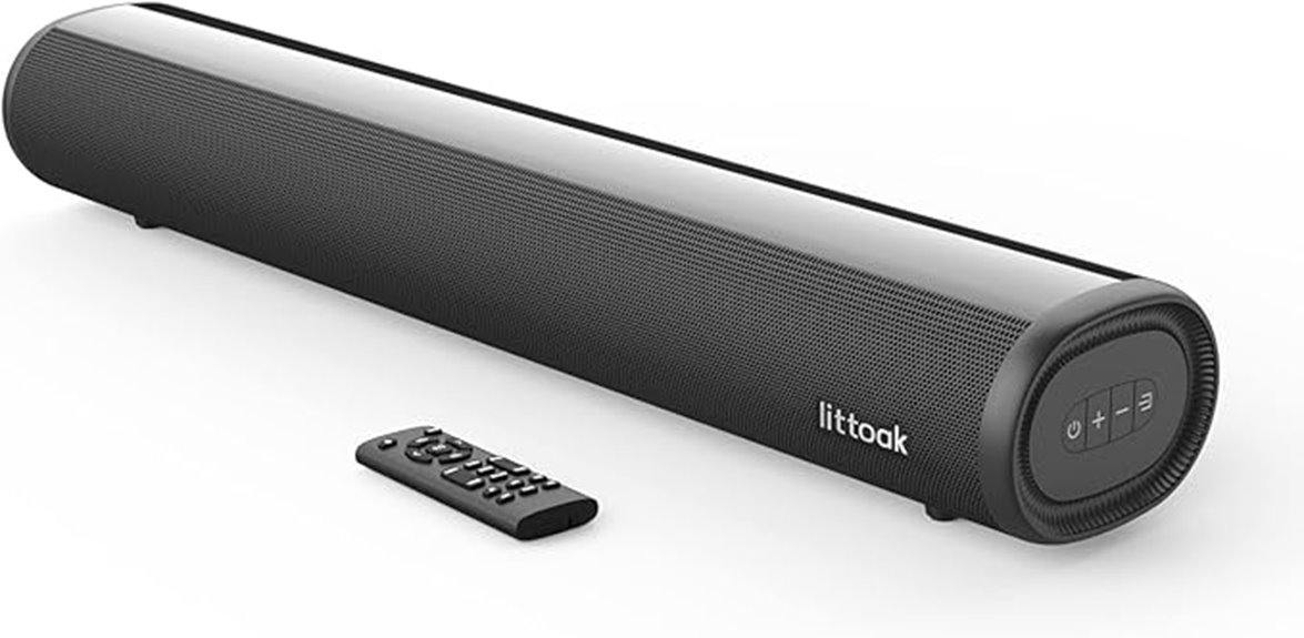 bluetooth wall mount sound bar