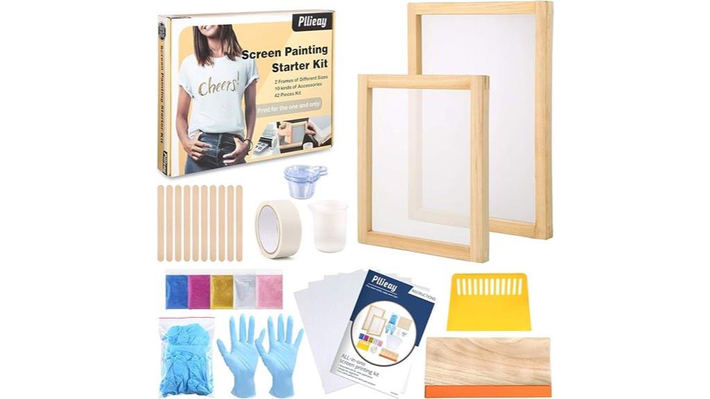 complete 42 piece screen printing kit