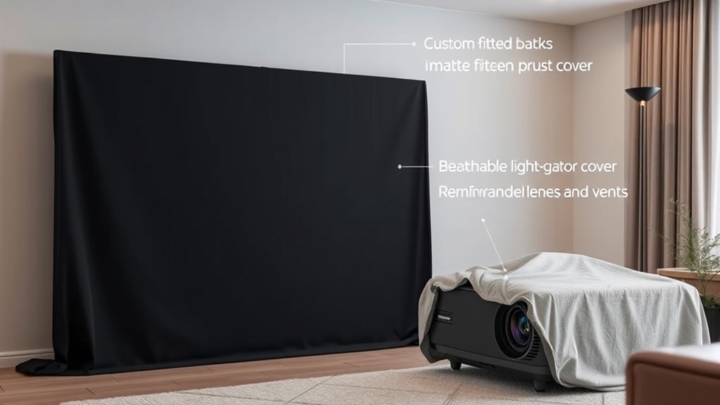 consideration of dust cover features