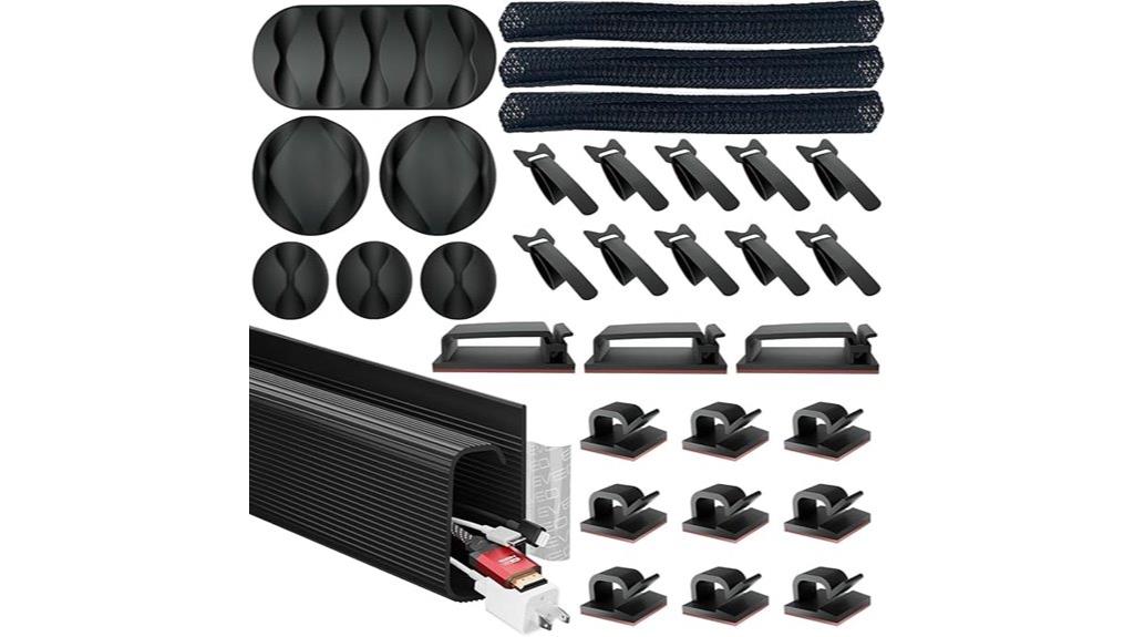desk cable organization kit