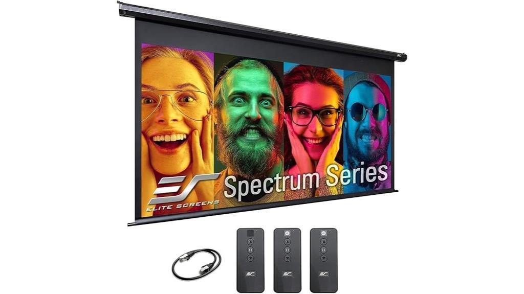 electric remote projection screen