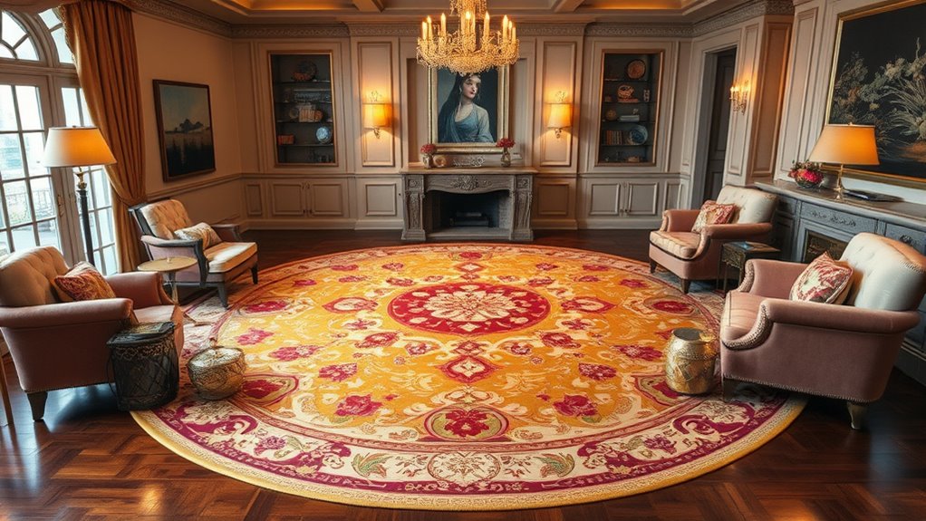 elegant 8 foot silk rugs