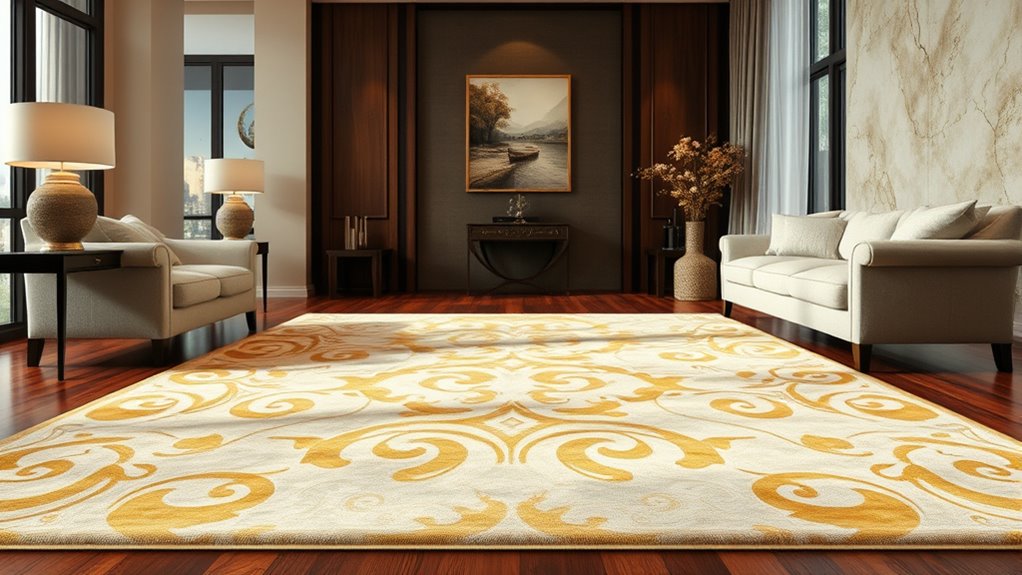 elegant durable silk rugs