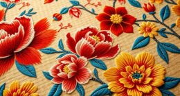 elegant floral silk carpets