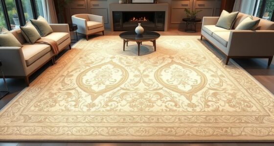 elegant ivory silk rug options