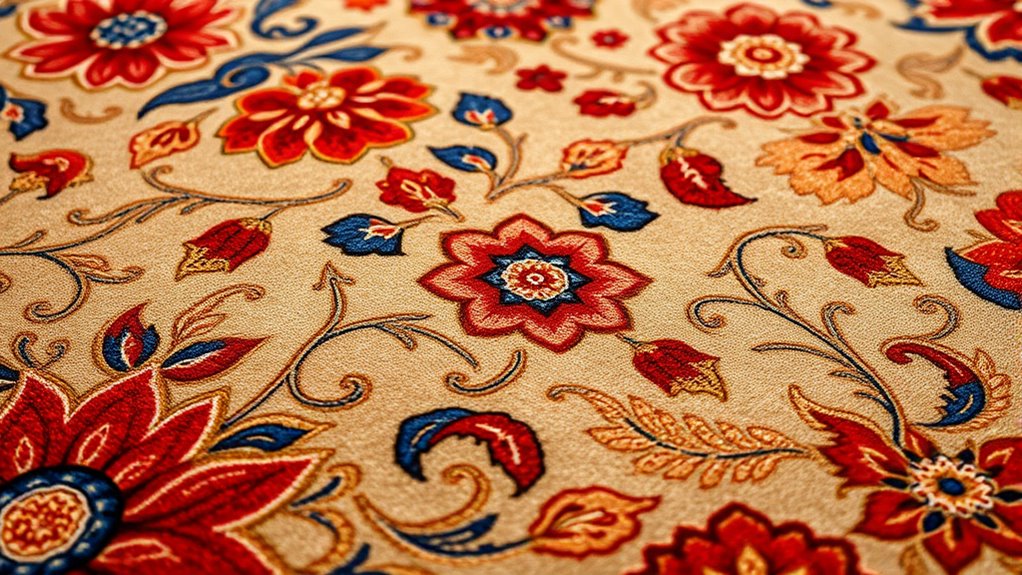 elegant persian silk carpets