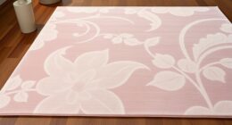 elegant pink silk rugs