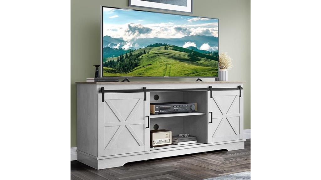 farmhouse tv stand 65 inch