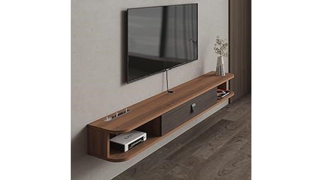 floating tv shelf mount