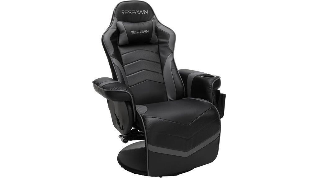 gray gaming recliner