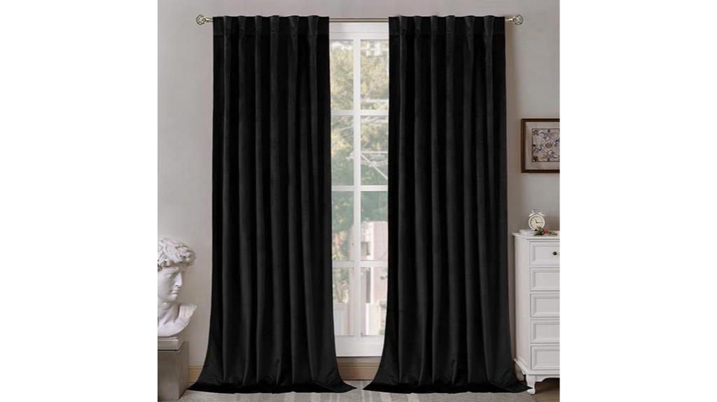 halloween blackout bedroom curtains